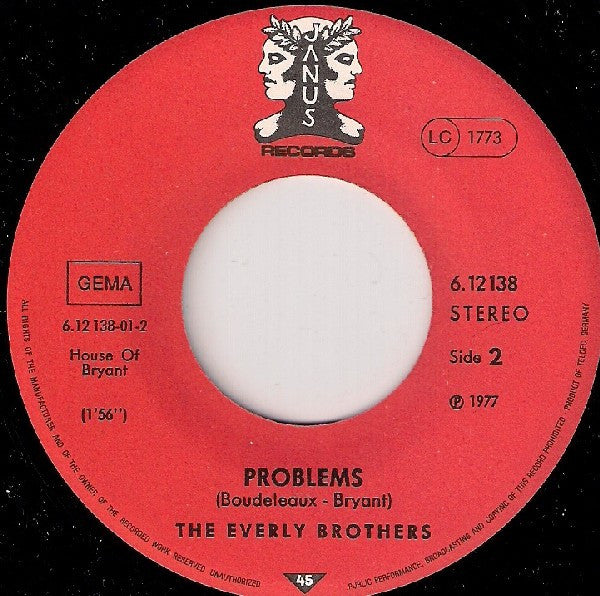 Everly Brothers - Wake Up Little Susie 40435 Vinyl Singles Vinyl Goed / Hoes Generic