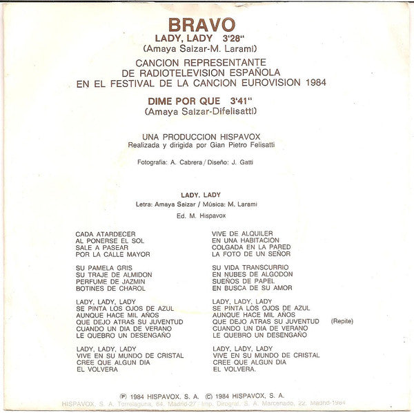 Bravo - Lady Lady 19371