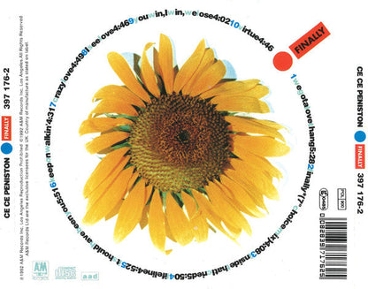 Ce Ce Peniston - Finally (CD) 70375 Compact Disc Single Goede Staat