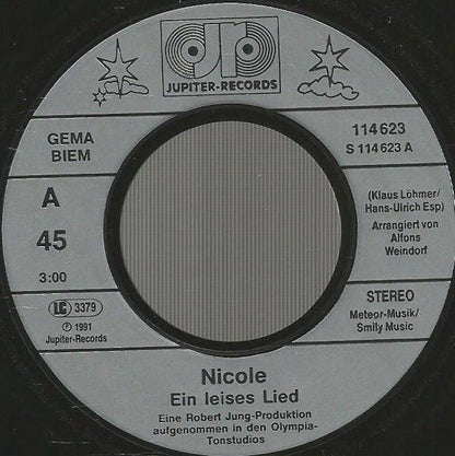 Nicole - Ein Leises Lied 17363 Vinyl Singles Vinyl Goed / Hoes Goed