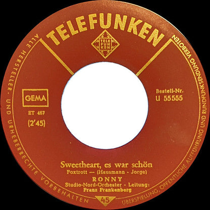 Ronny - Eine Kleine Träne 42341 Vinyl Singles Vinyl Goed / Hoes Generic