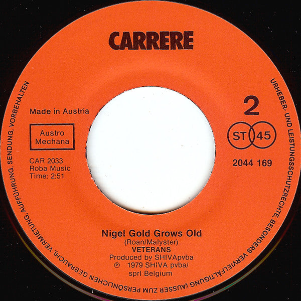 Veterans - There Ain't No Age For Rock 'n' Roll 41823 Vinyl Singles Vinyl Goed / Hoes Generic