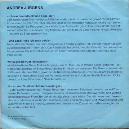 Andrea Jürgens - Und Dabei Liebe Ich Euch Beide 40981 Vinyl Singles Vinyl Goed / Hoes Goed