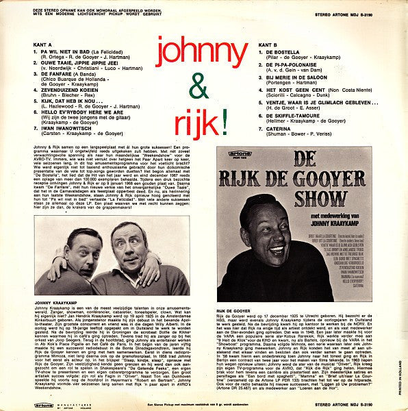 Johnny &amp; Rich – Johnny &amp; Rich! (LP) 51076
