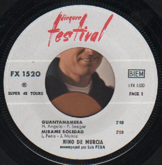 Nino de Murcia - Guantanamera 02249 Vinyl Singles EP Vinyl Goed / Hoes Goed