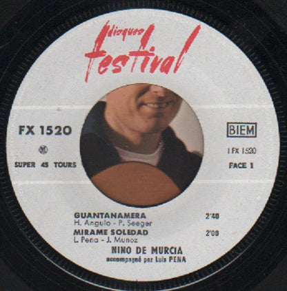 Nino de Murcia - Guantanamera 02249 Vinyl Singles EP Vinyl Goed / Hoes Goed