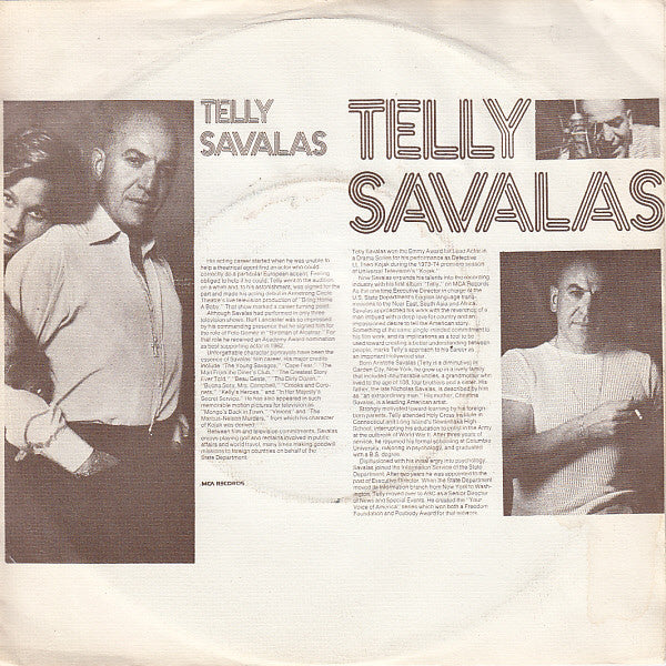Telly Savalas - If Vinyl Singles Vinyl Goed / Hoes Goed