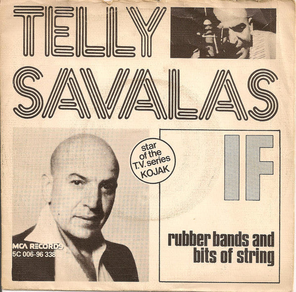 Telly Savalas - If Vinyl Singles Vinyl Goed / Hoes Goed