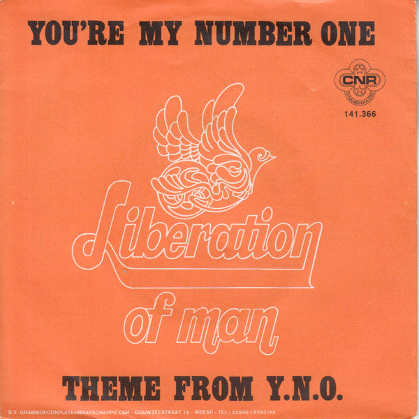 Liberation Of Man - You're My Number One 41976 Vinyl Singles Vinyl Goed / Hoes Goed