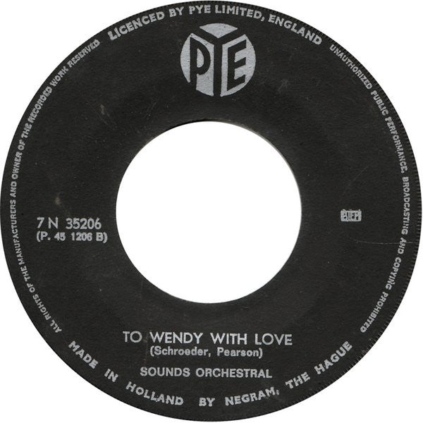 Sounds Orchestral - Cast Your Fate To The Wind 02396 Vinyl Singles Vinyl Goed / Hoes Goed