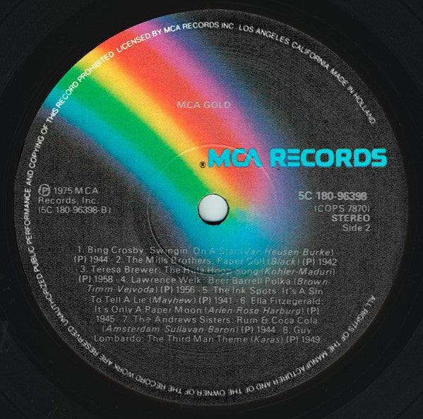 Verschiedene - MCA Gold (LP) 49973