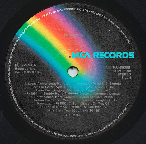 Verschiedene - MCA Gold (LP) 49973