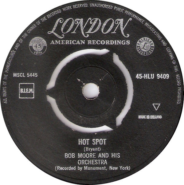 Bob Moore - Hot Spot 21672 Vinyl Singles Vinyl Goed / Hoes Generic