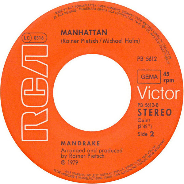 Mandrake - Dancing The Night Away 33380