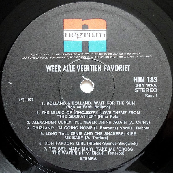 Various - Wéér Alle Veertien Favoriet (LP) 48800 Vinyl LP JUKEBOXSINGLES.NL   