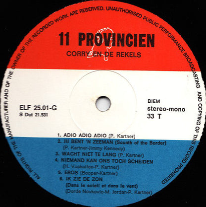 Corry En De Rekels - Corry En De Rekels 2 (LP) 97-98330 Vinyl LP Vinyl Zeer Goed / Hoesje Goed "VINYLSINGLES.NL"