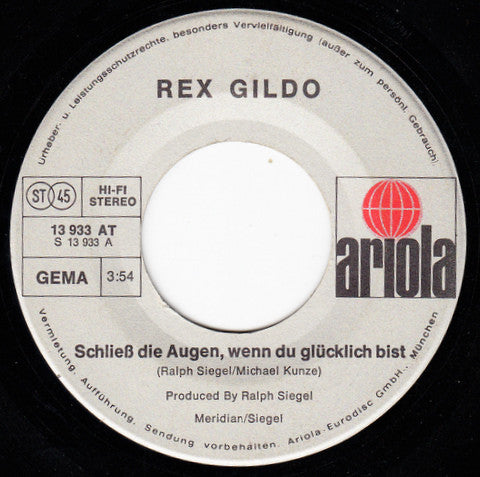 Rex Gildo – Schließ Die Augen, Wenn Du Glücklich Bist 06111