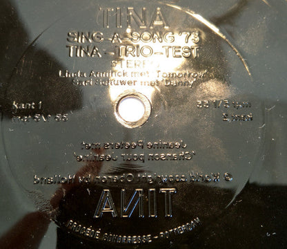 Various - Sing A Song '73 Tina-Trio-Test (Flexidisc) 34276 Flexidisc Vinyl Goed / Hoes Goed