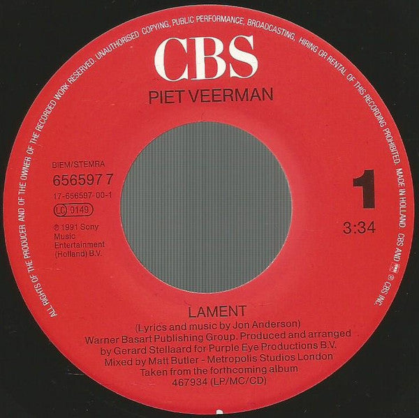 Piet Veerman - Lament 18120