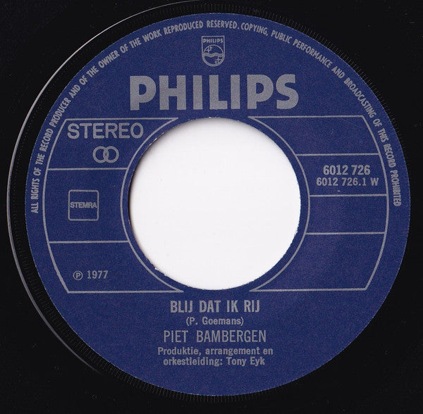 Piet Bambergen - Ich bin froh, dass ich fahre 03521