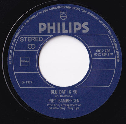 Piet Bambergen - Ich bin froh, dass ich fahre 03521