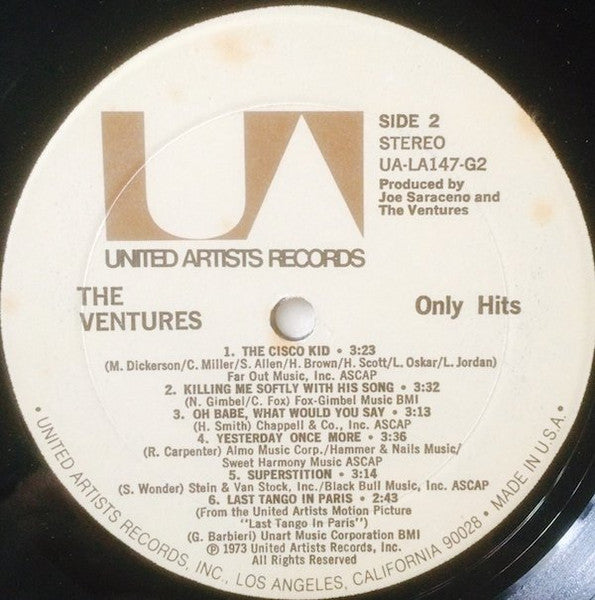 Ventures - Only Hits! (LP) 42675 Vinyl LP JUKEBOXSINGLES.NL   