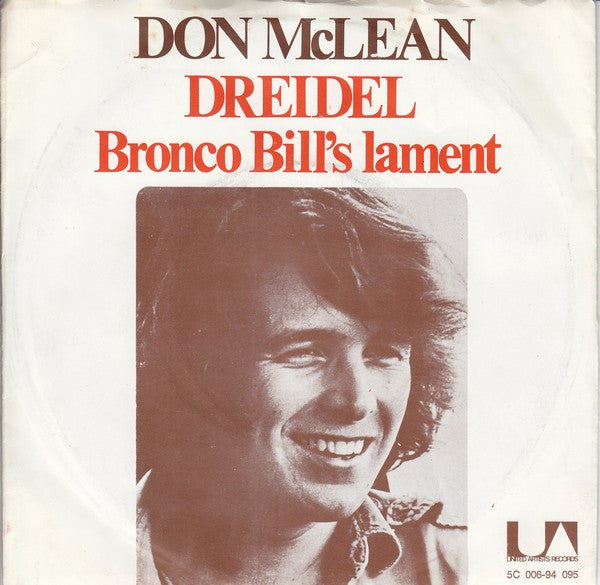 Don McLean - Dreidel Vinyl Singles Vinyl Goed / Hoes Goed