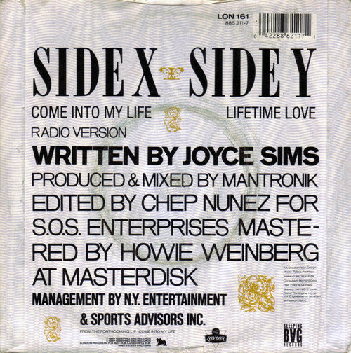 Joyce Sims - Come Into My Life 40678 Vinyl Singles Vinyl Goed / Hoes Goed