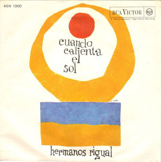 Los Hermanos Rigual - Cuando Calienta El Sol 41649 Vinyl Singles Vinyl Goed / Hoes Goed