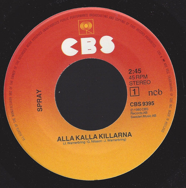 Spray - Alla Kalla Killarna 38719