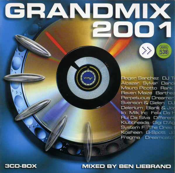 Ben Liebrand - Grandmix 2001 (CD) 70833 Compact Disc 3x Goede Staat