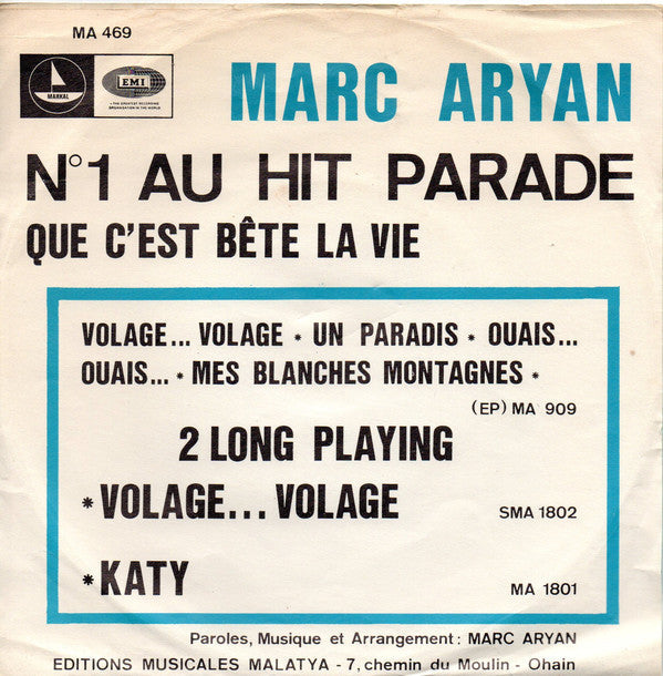 Marc Aryan – Nr. 1 Au Hit Parade 19028