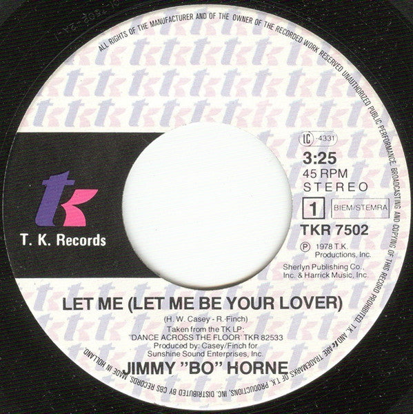 Jimmy "Bo" Horne – Lass mich (lass mich dein Liebhaber sein) 35326