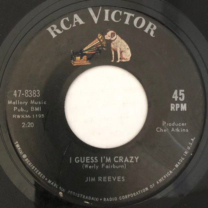 Jim Reeves - I Guess I'm Crazy 40452 Vinyl Singles Vinyl Goed / Hoes Generic