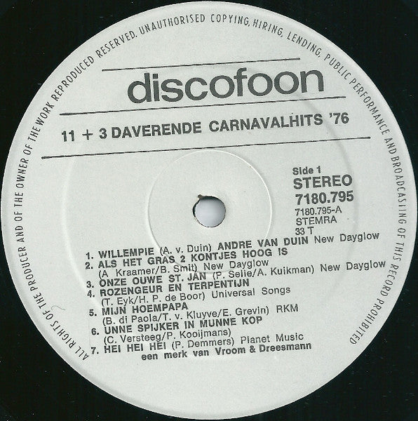 Verschiedene - Willempie, Wenn das Gras 2 Stk. hoch ist, steht es wie eine Garnele '76 (LP) 46687