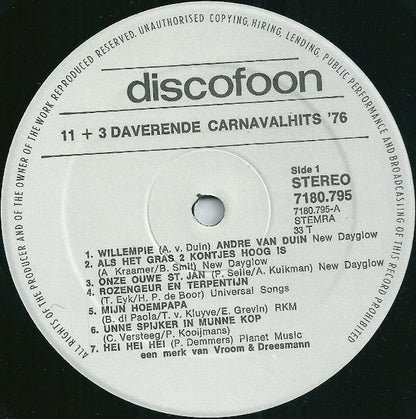 Verschiedene - Willempie, Wenn das Gras 2 Stk. hoch ist, steht es wie eine Garnele '76 (LP) 46687