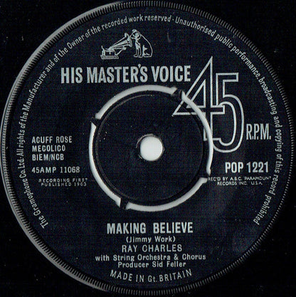 Ray Charles And His Orchestra / Ray Charles - Busted / Making Believe 41850 Vinyl Singles Vinyl Goed / Hoes Generic