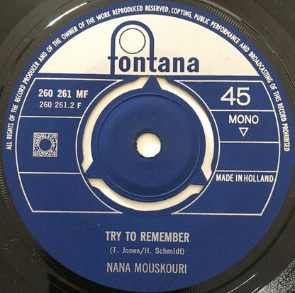 Nana Mouskouri - Mon Enfant Vinyl Singles Vinyl Goed / Hoes Generic
