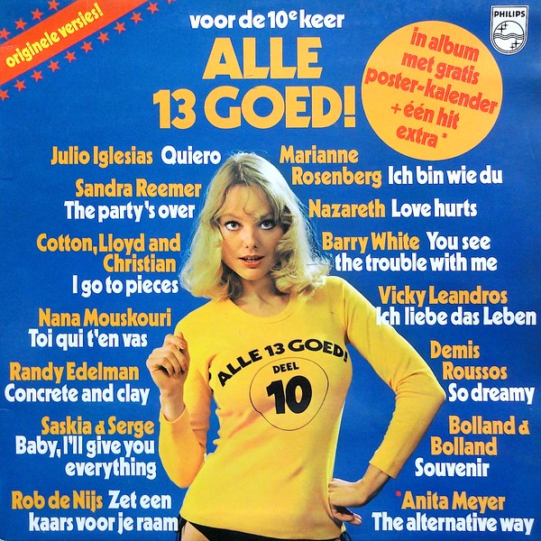 Various - Alle 13 Goed! Deel 10 (LP) 49461 Vinyl LP JUKEBOXSINGLES.NL   