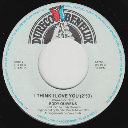 Eddy Ouwens - Hello How Are You 12539 Vinyl Singles Vinyl Zeer Goed / Hoesje Goed "VINYLSINGLES.NL"