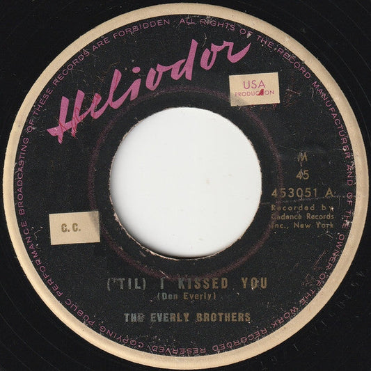 Everly Brothers - ('Til) I Kissed You 42414 Vinyl Singles Vinyl Goed / Hoes Generic