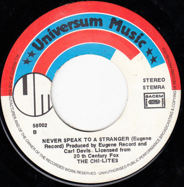Chi-Lites mit Eugene Record – Hot On A Thing (Called Love) 12262