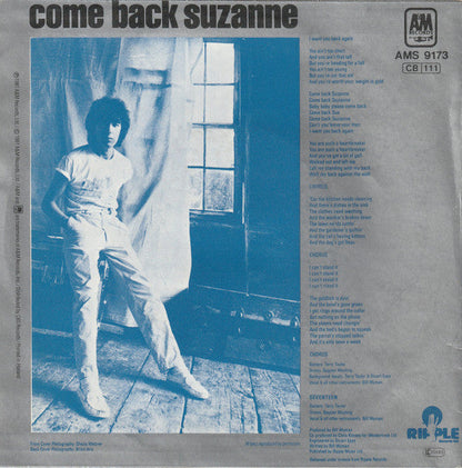 Bill Wyman - Come Back Suzanne Vinyl Singles Vinyl Zeer Goed / Hoesje Goed "VINYLSINGLES.NL"