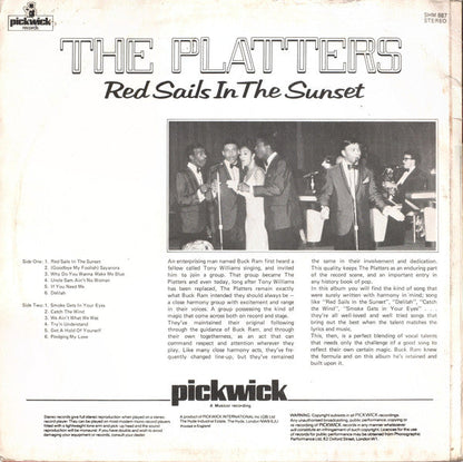 Platters - Red Sails In The Sunset (LP) 48118 Vinyl LP JUKEBOXSINGLES.NL   