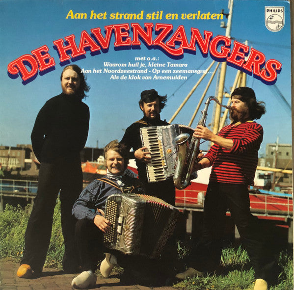 Havenzangers - Aan Het Strand Stil En Verlaten (LP) Vinyl LP Vinyl Zeer Goed / Hoesje Goed "VINYLSINGLES.NL"