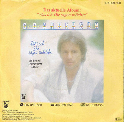 G.G. Anderson - Ti Amo, Maria 20443 Vinyl Singles Vinyl Goed / Hoes Goed