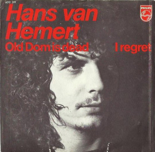 Hans van Hemert - Old Dom Is Dead Vinyl Singles Vinyl Zeer Goed / Hoesje Goed "VINYLSINGLES.NL"