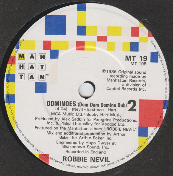 Robbie Nevil - Dominoes (UK) 22858