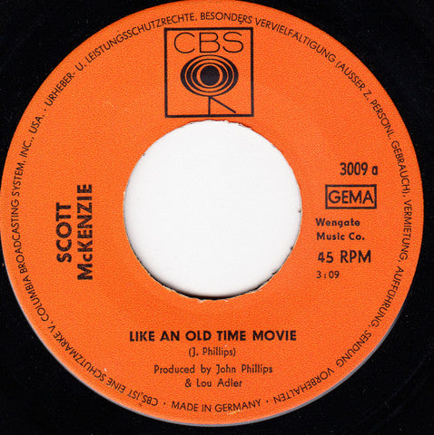 Scott McKenzie - Like An Old Time Movie 40571 Vinyl Singles Vinyl Goed / Hoes Generic
