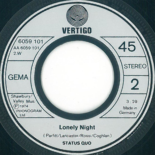 Status Quo - Break The Rules 41577 Vinyl Singles Vinyl Goed / Hoes Generic